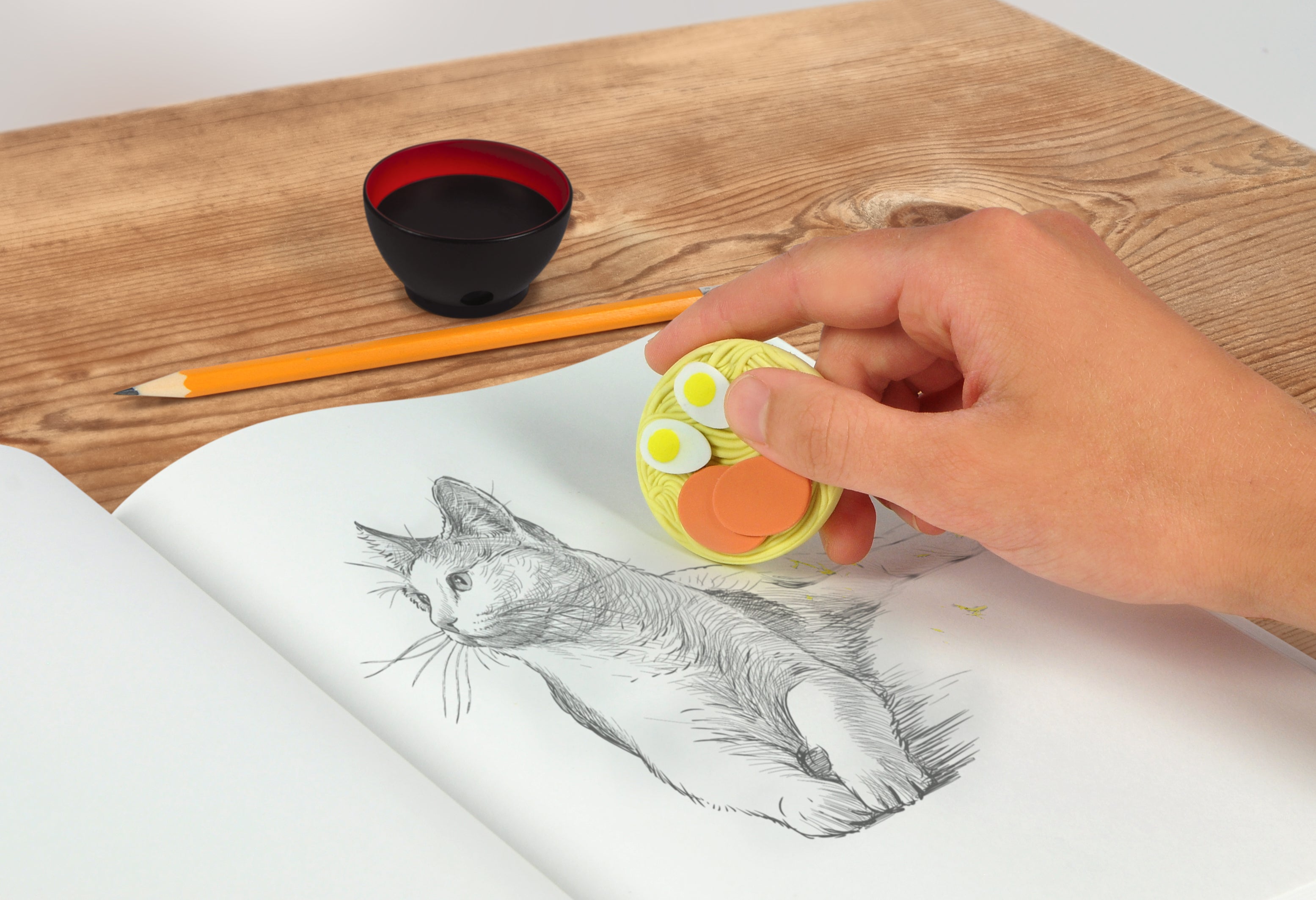 Ramen Doodles Sharpener and Eraser