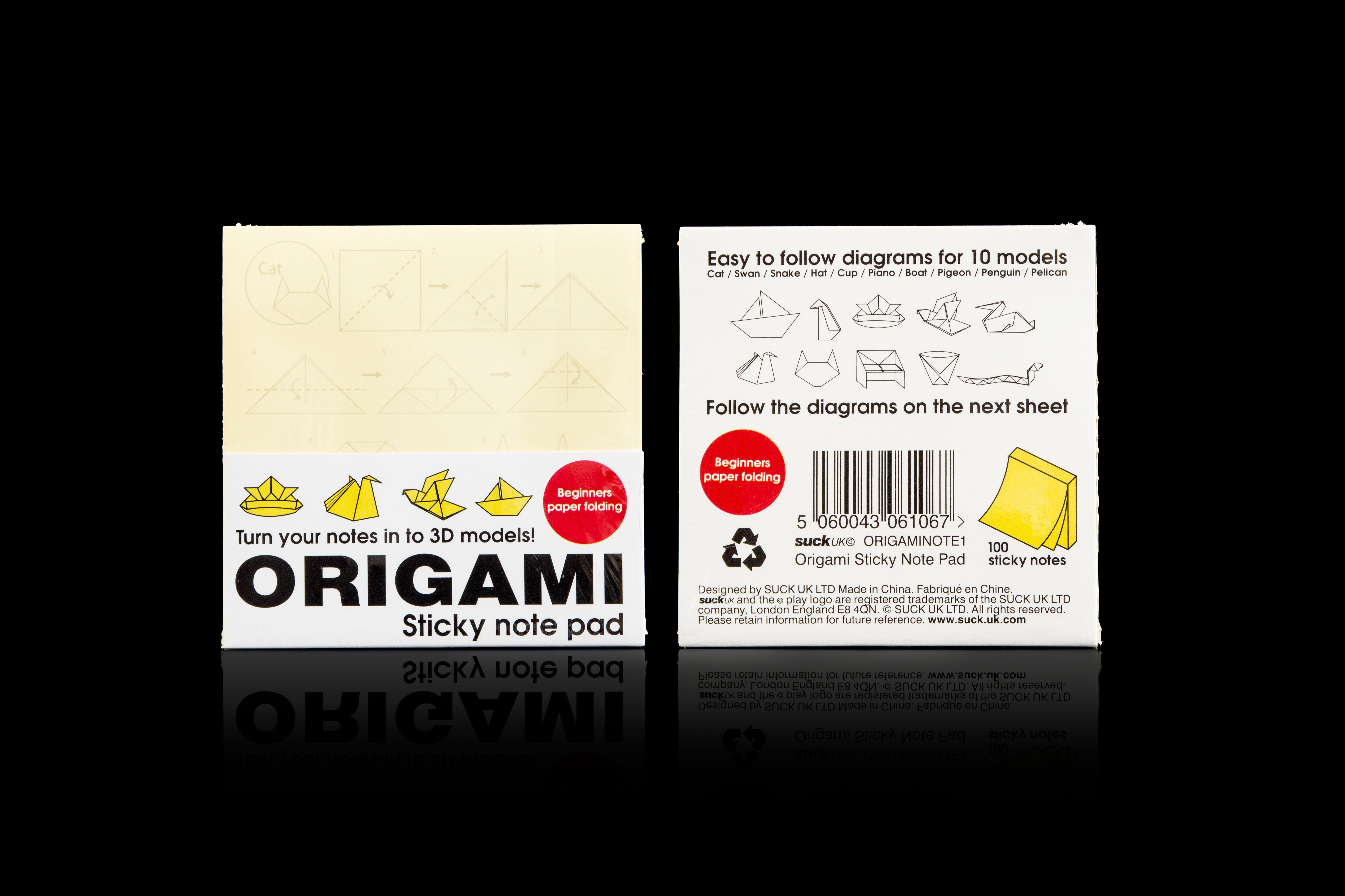Origami Sticky Note Pad