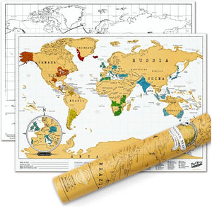Scratch Map World SMALL (Travel)