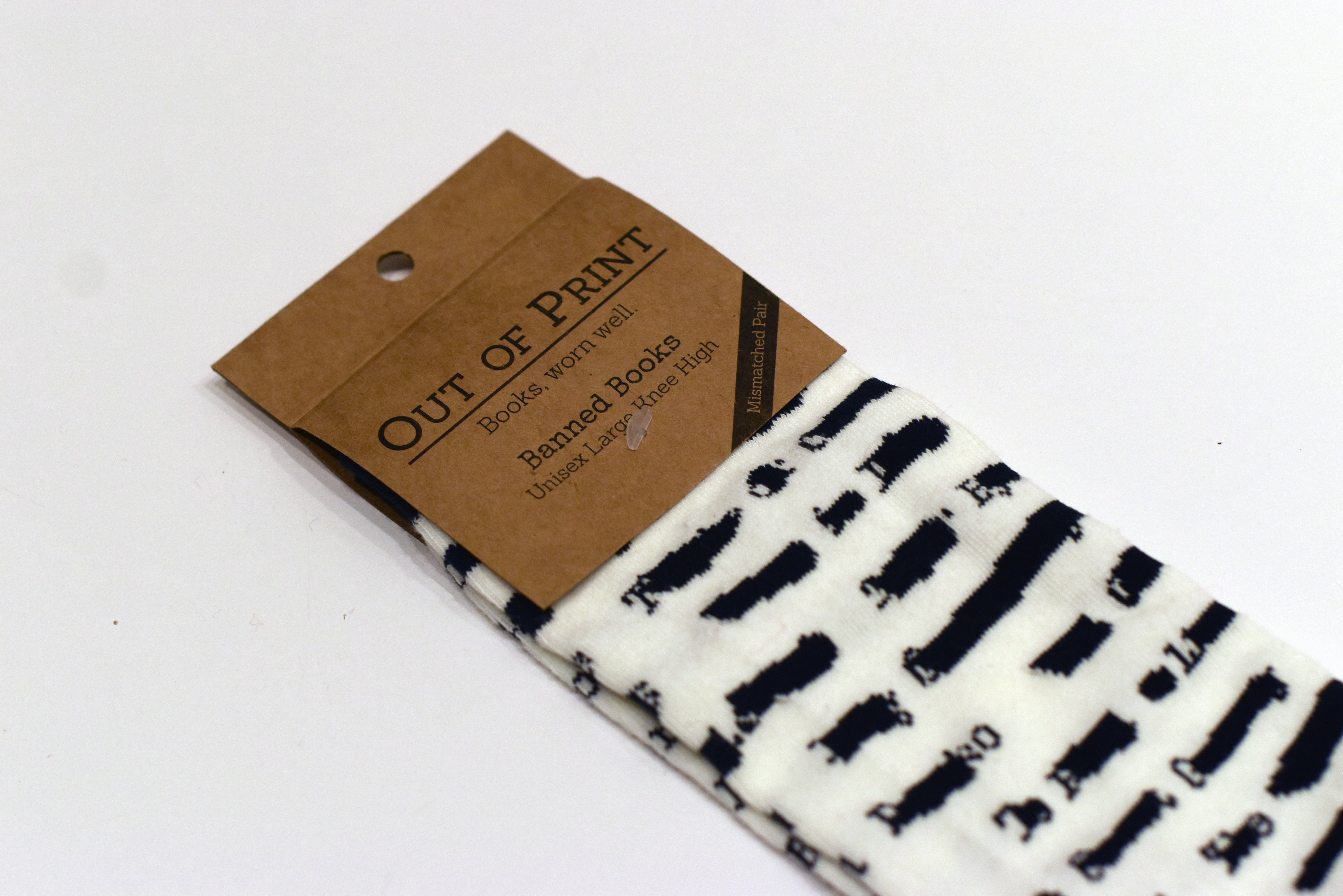Banned Books Knee-High socks
