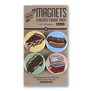 Magnets - Chicago Foodie Pack - Transit Tees