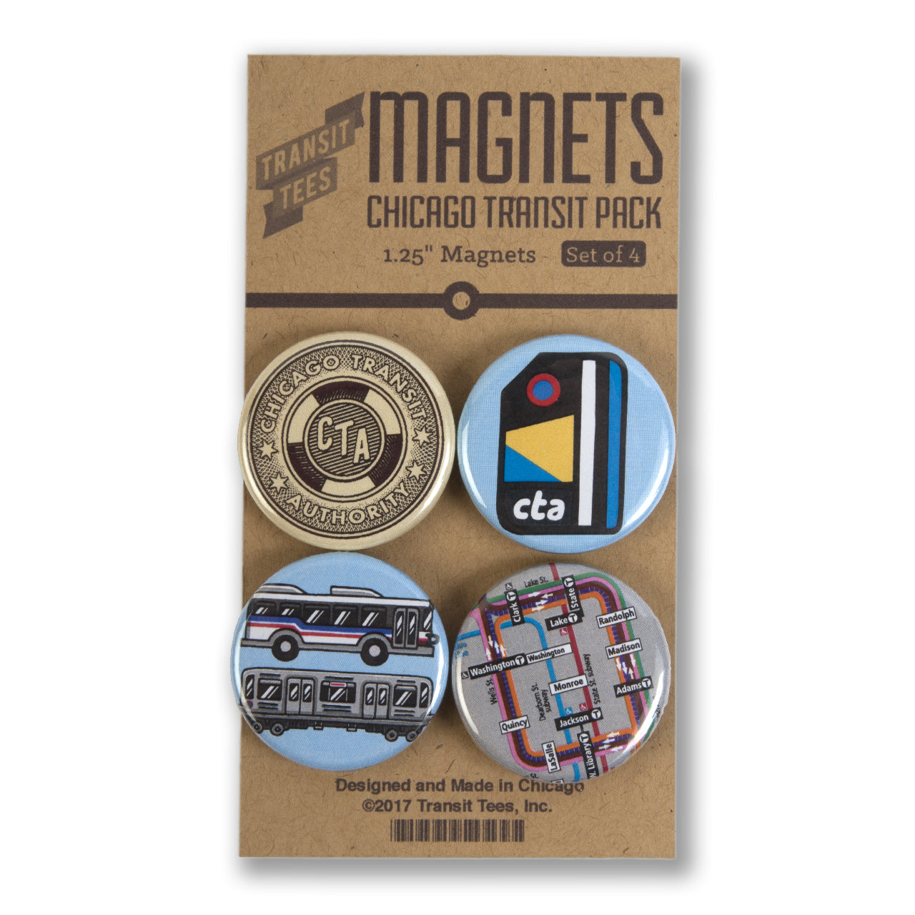 Magnets - Chicago Transit Pack - Transit Tees