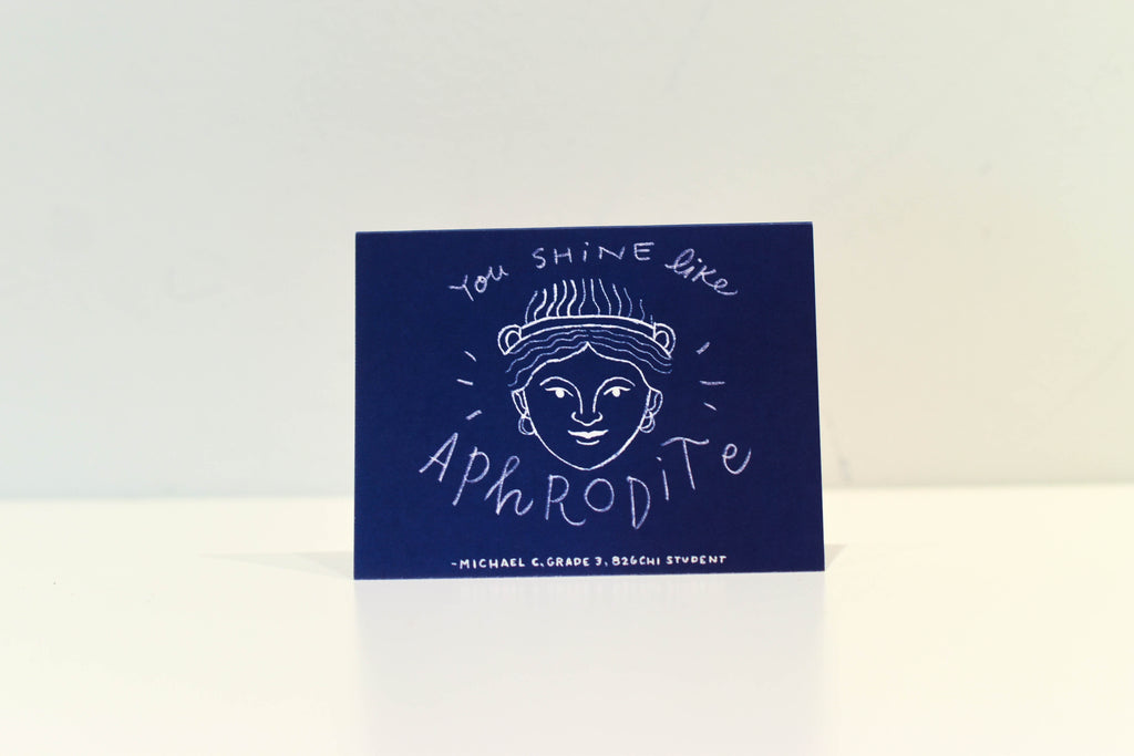 826CHI Card: "You shine like Aphrodite"
