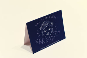 826CHI Card: "You shine like Aphrodite"