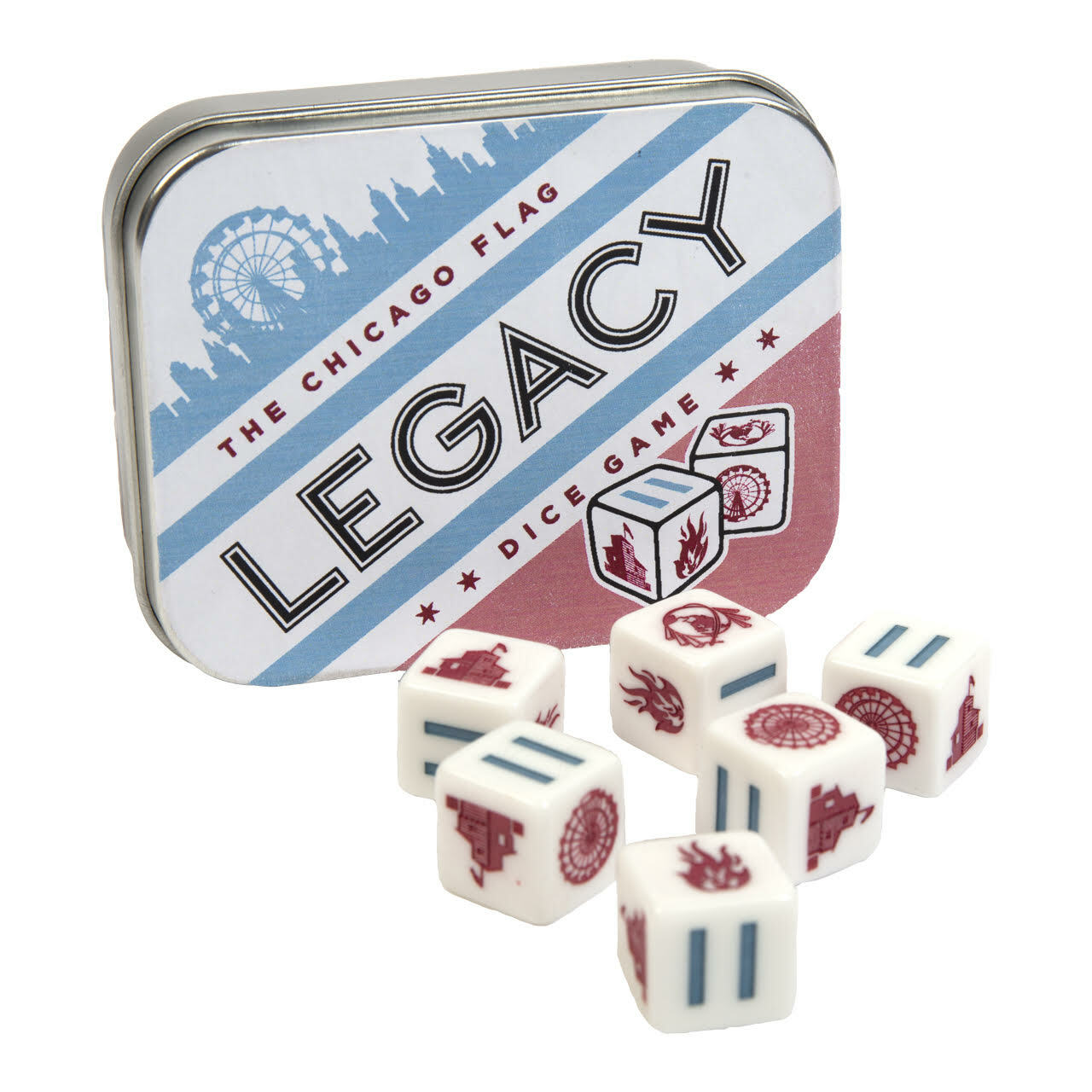 Legacy The Chicago Flag Dice Game - Transit Tees