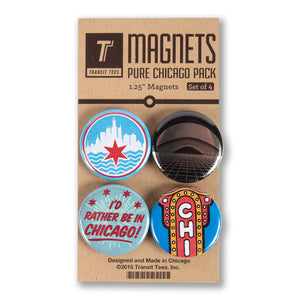Magnets - Pure Chicago Pack - Transit Tees