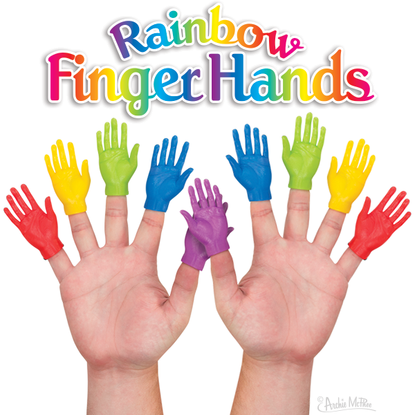 Rainbow Finger Hands