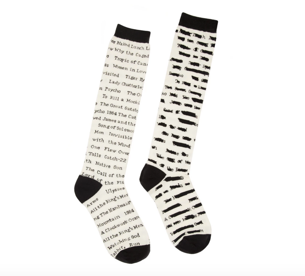 Banned Books Knee-High socks