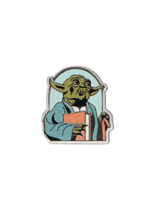 Yoda Reads Enamel Pin - Star Wars