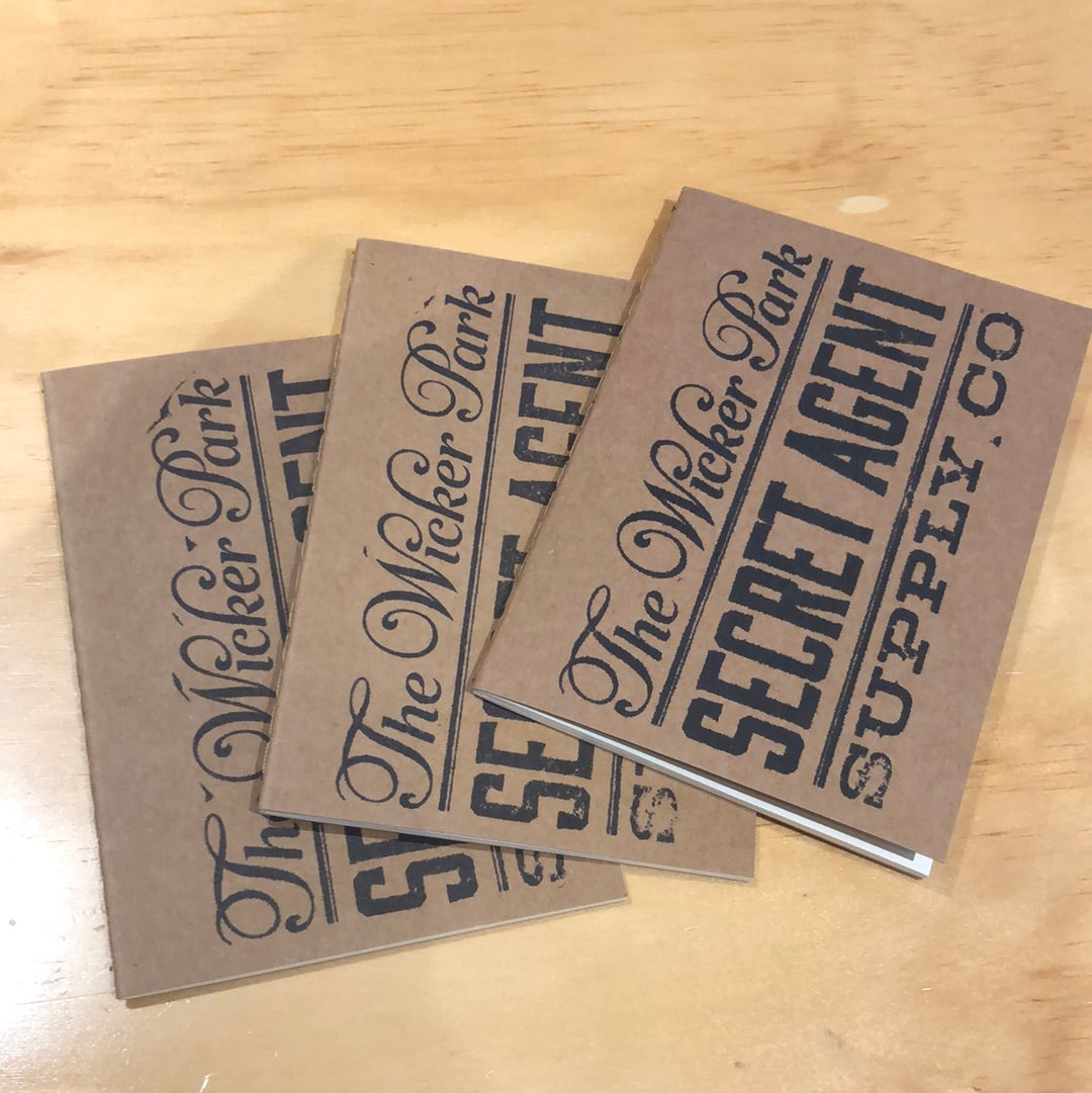 Secret Agent Supply Notebook