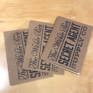 Secret Agent Supply Notebook